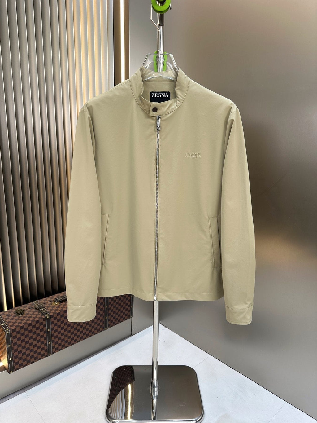 Zegna Stand-Collar Zip-Front Jacket
