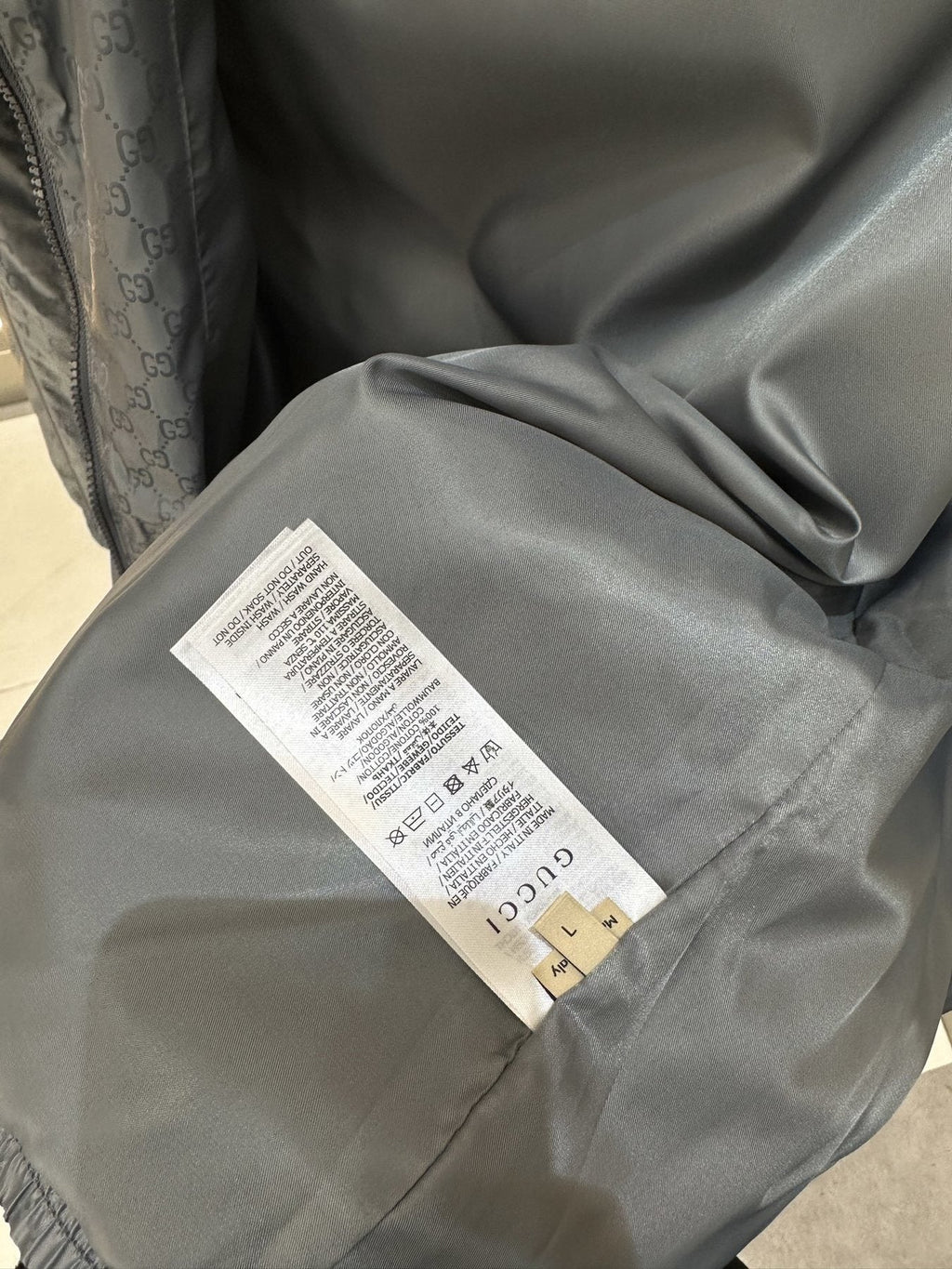 Gucci Monogram Hooded Zip Jacket