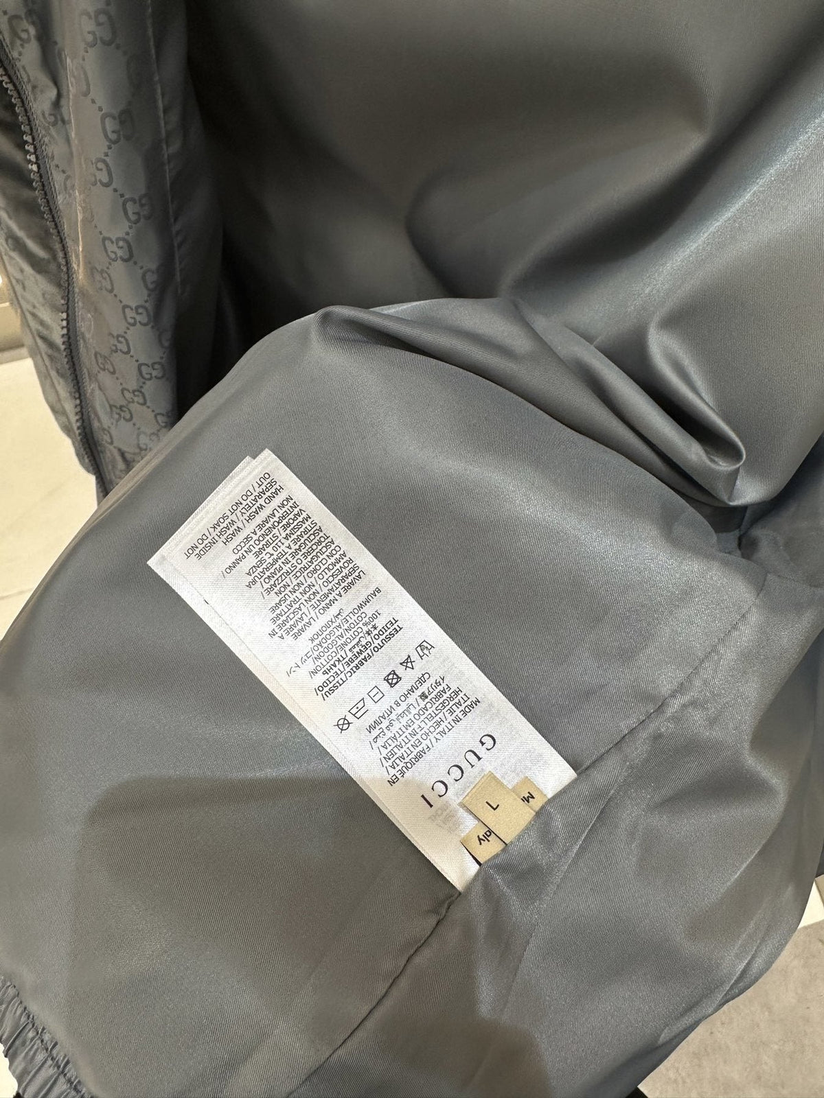 Gucci Monogram Hooded Zip Jacket