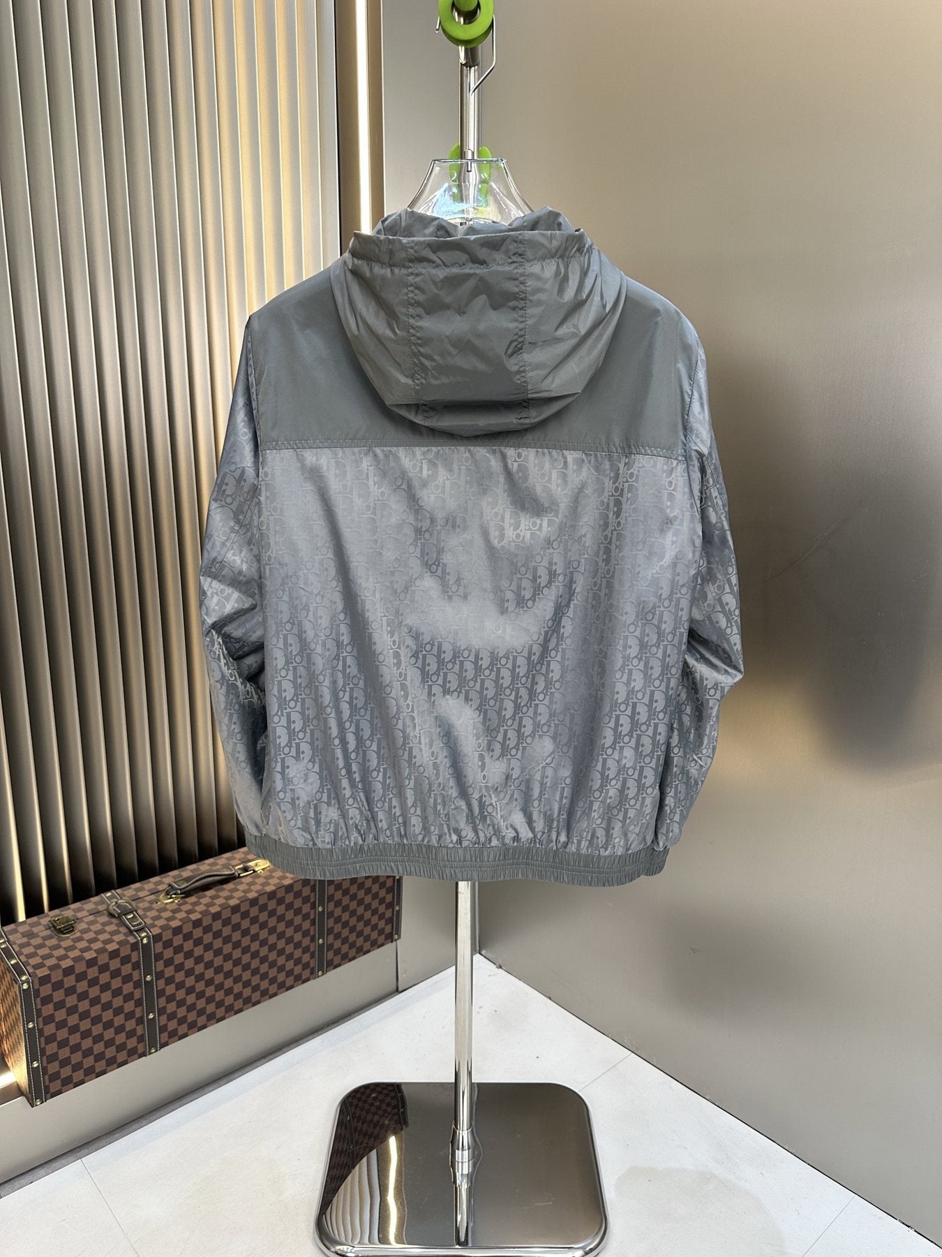 Dior Hooded Two-Tone Windbreaker