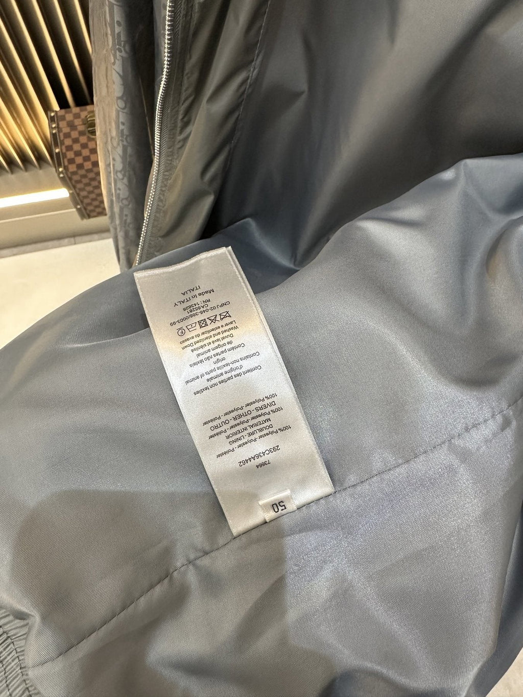 Dior Hooded Two-Tone Windbreaker
