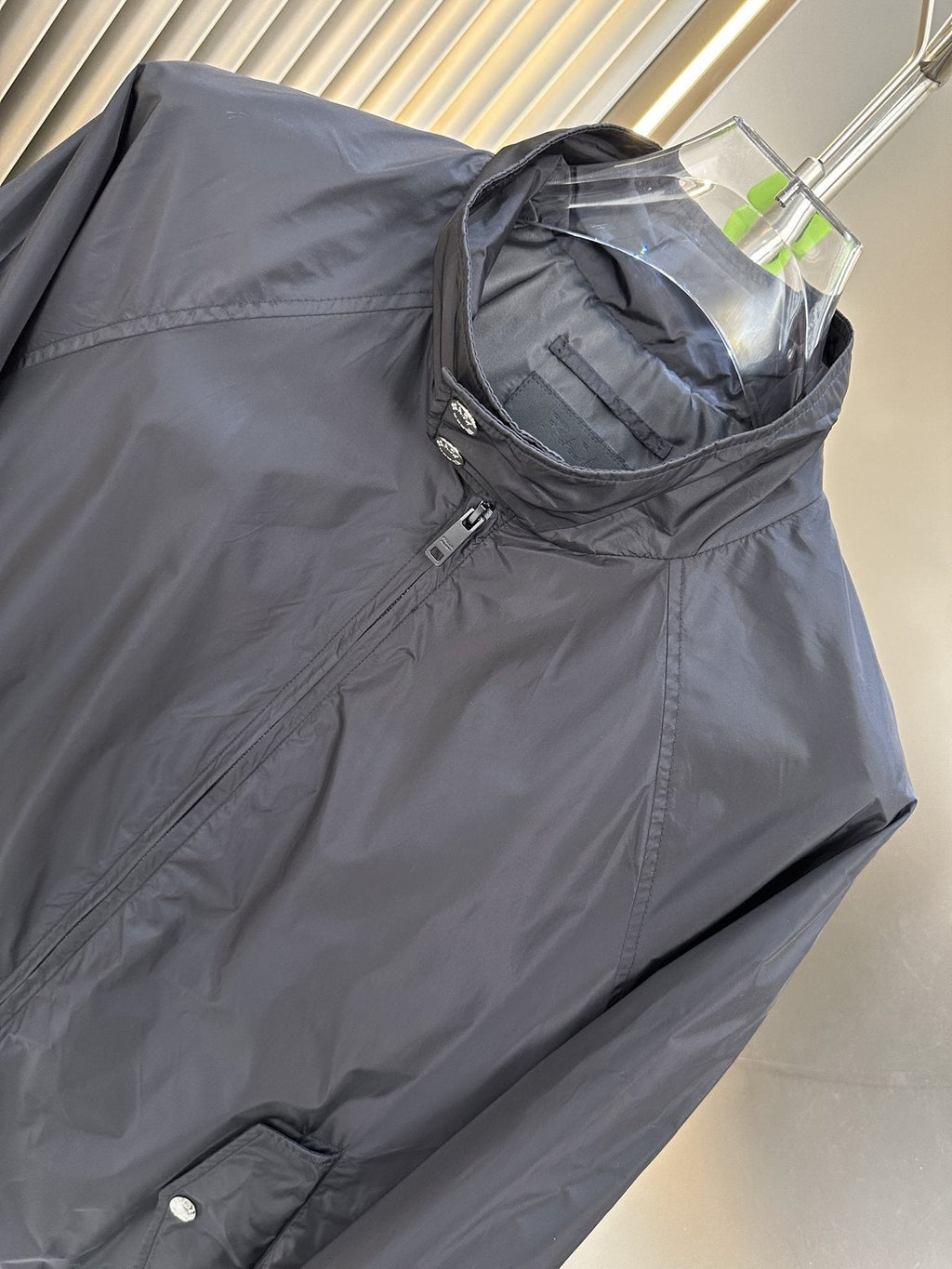 Prada Stand-Collar Zip Jacket