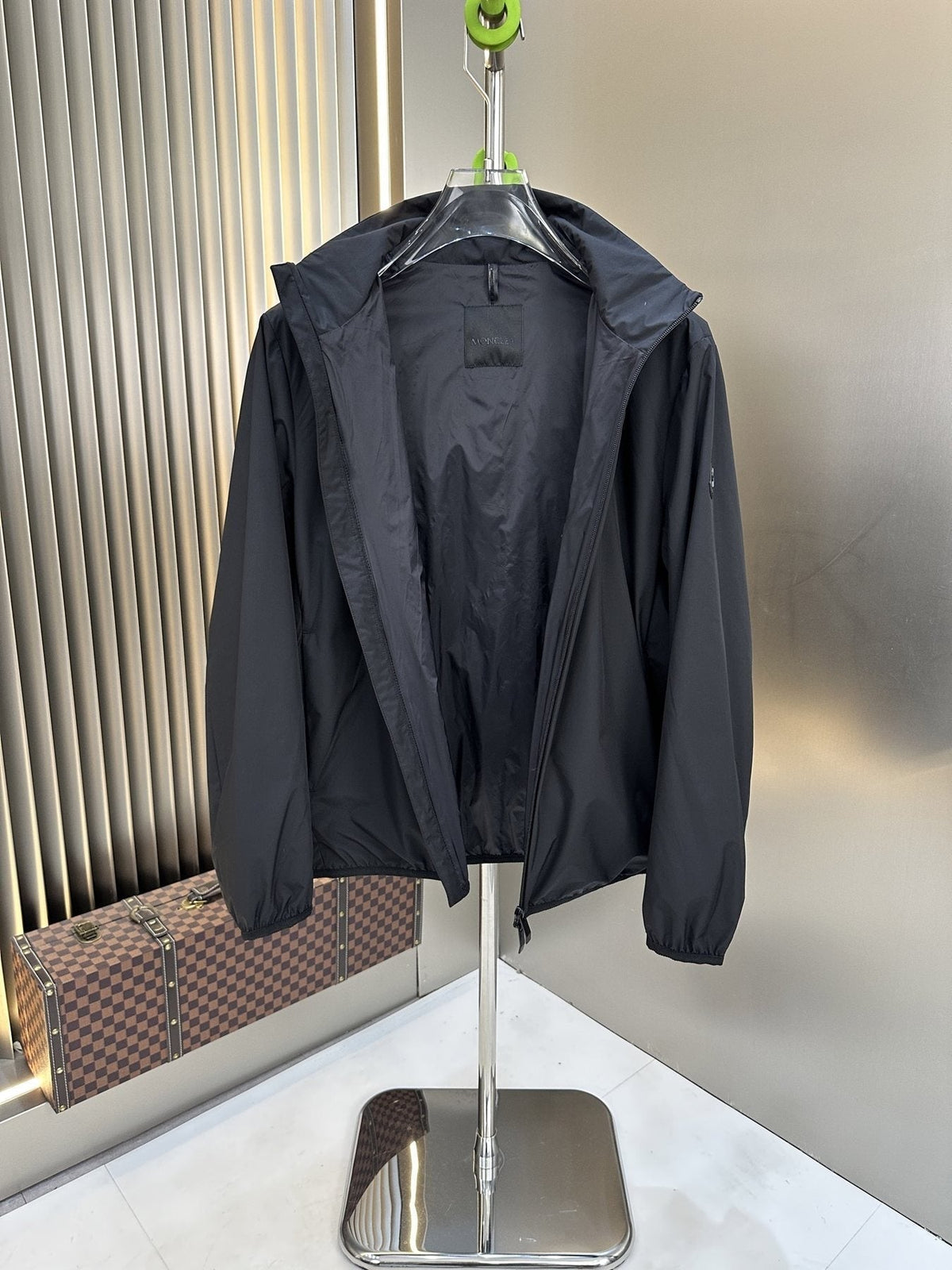 Moncler Hooded Zip-Front Windbreaker