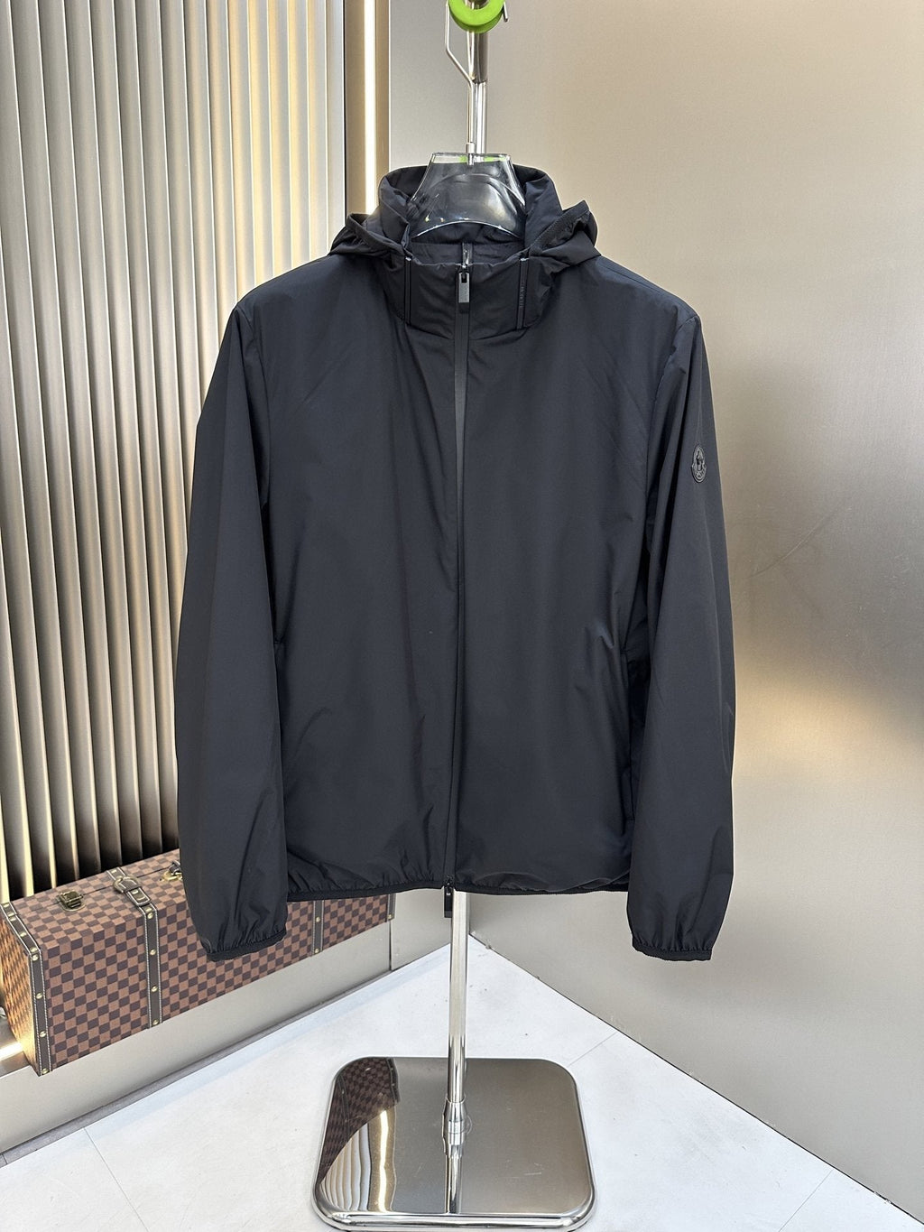 Moncler Hooded Zip-Front Windbreaker