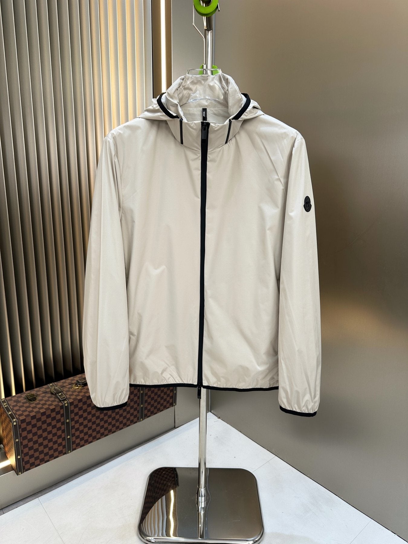 Moncler Hooded Zip-Front Windbreaker