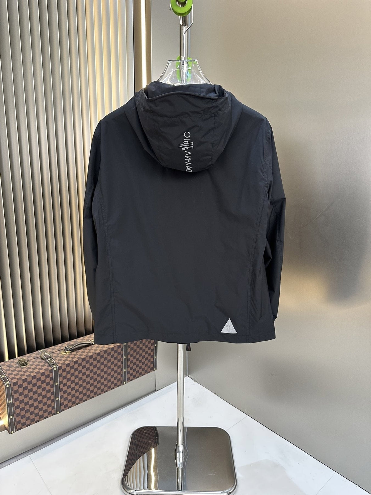 Moncler Hooded Graphic Zip Jacket
