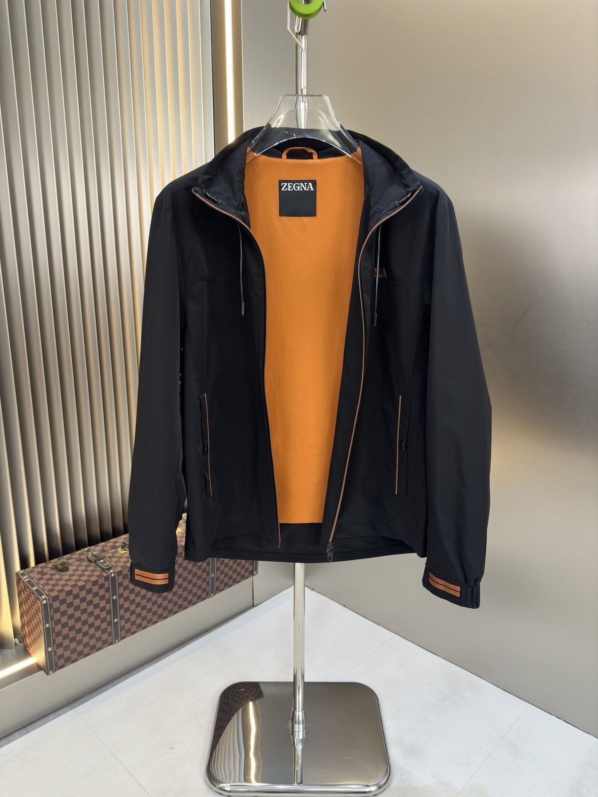 Zegna Stand-Collar Zip Jacket