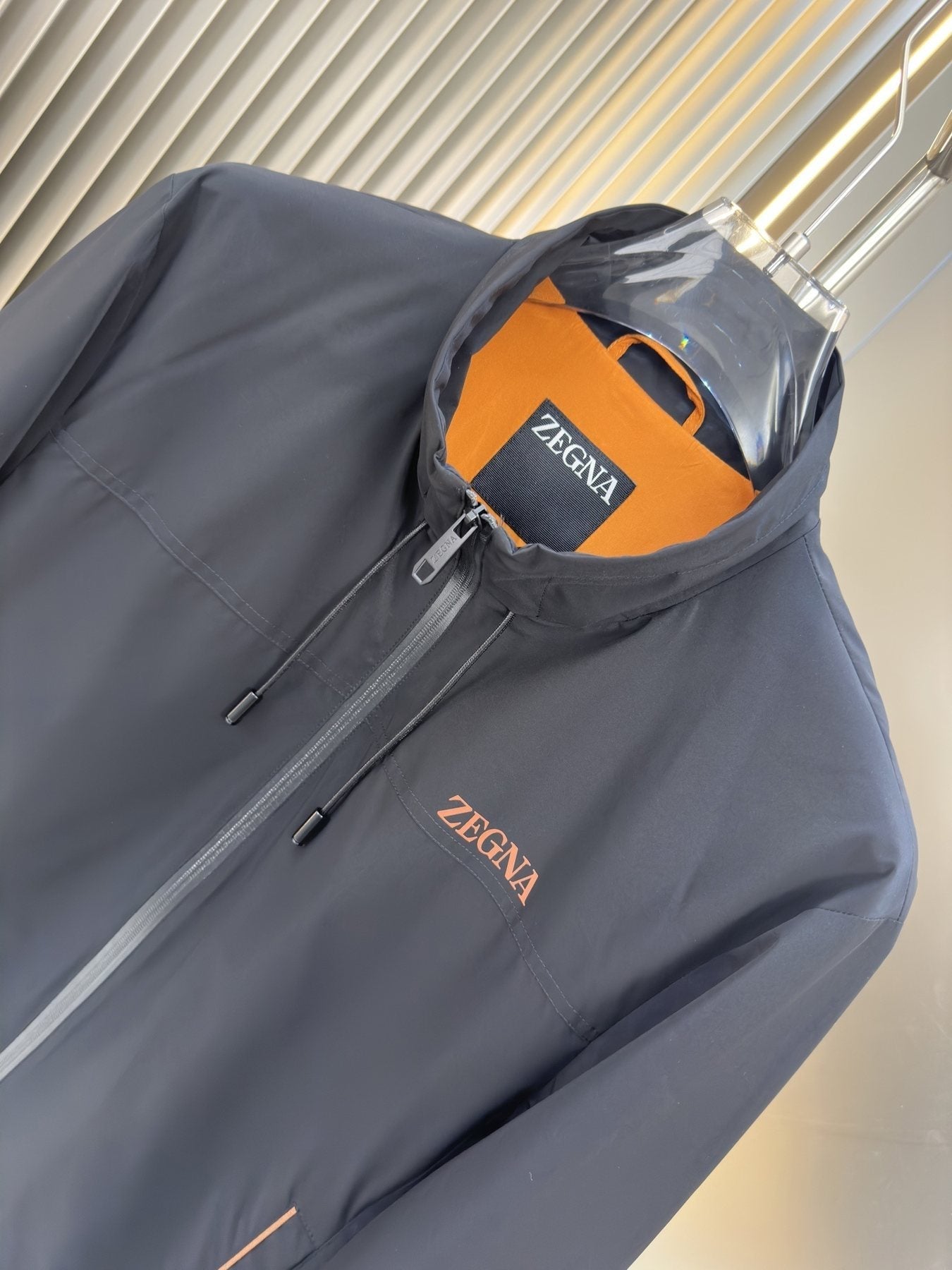 Zegna Stand-Collar Zip Jacket