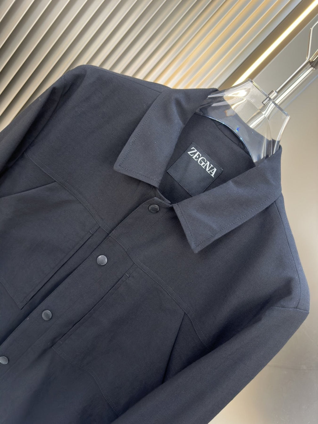 Zegna Lined Button-Front Jacket