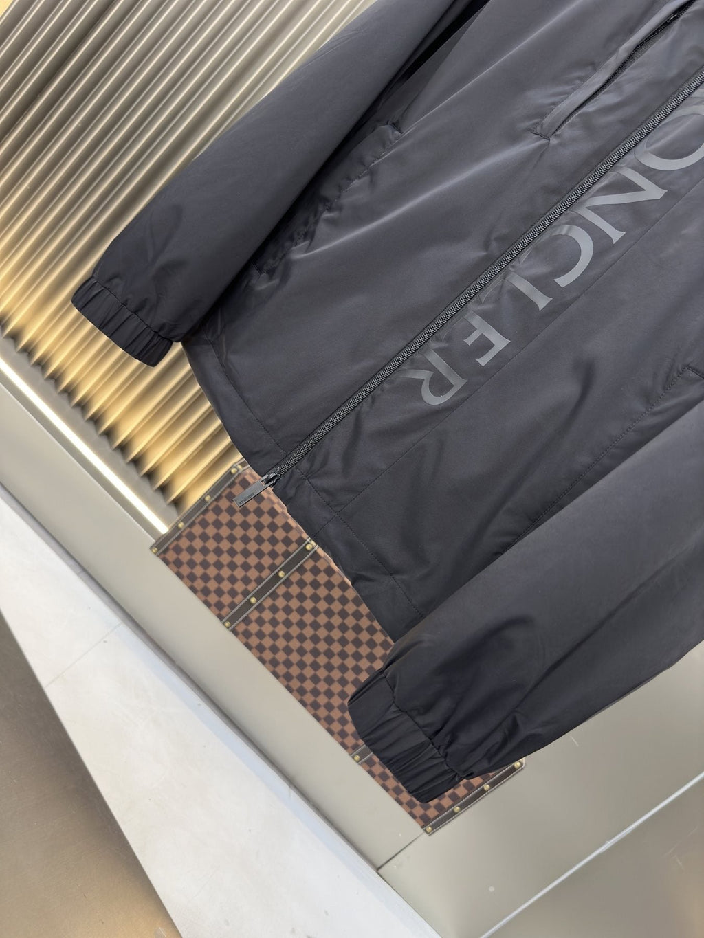 Moncler Stand Collar Full-Zip Jacket
