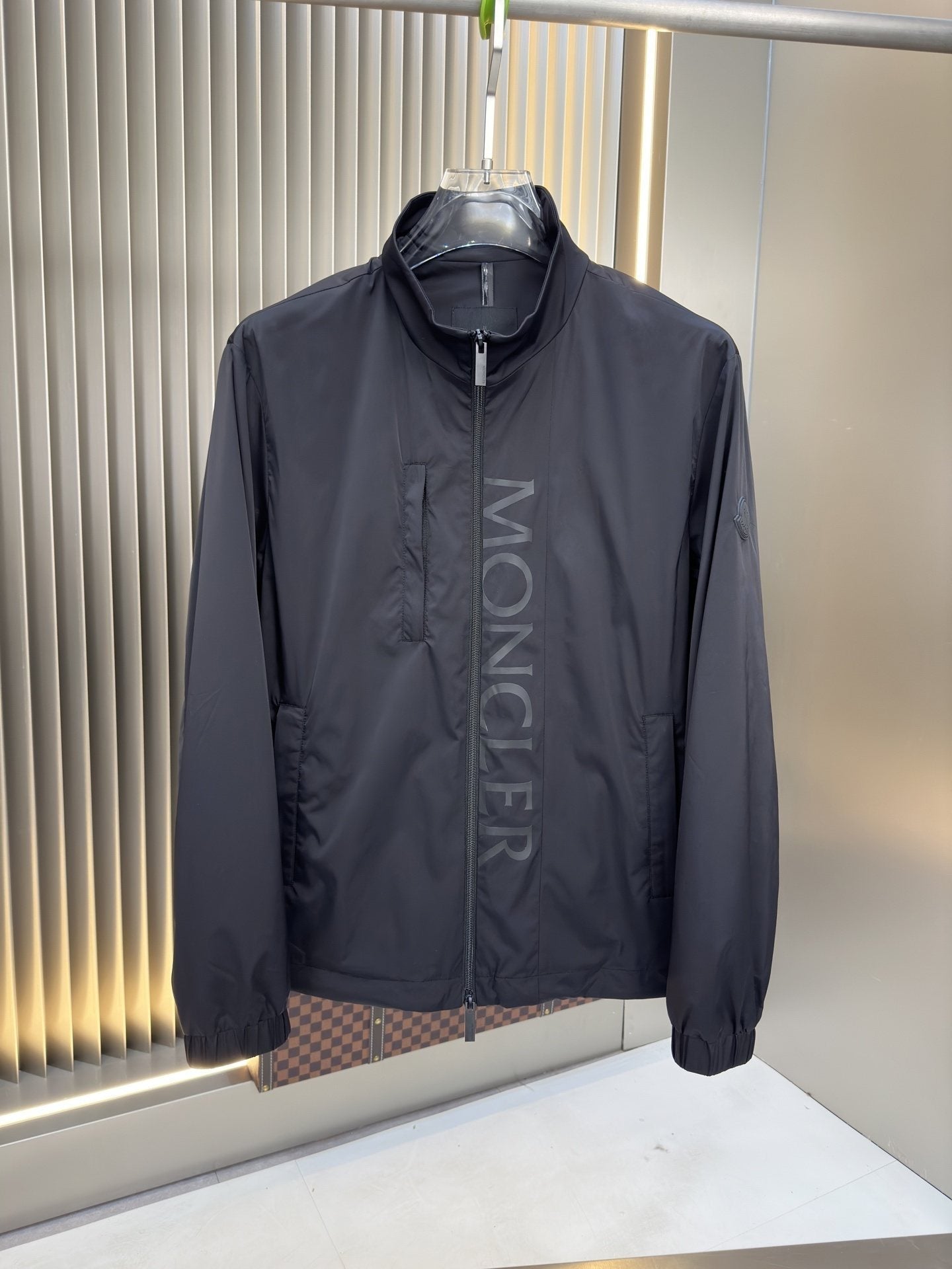 Moncler Stand Collar Full-Zip Jacket
