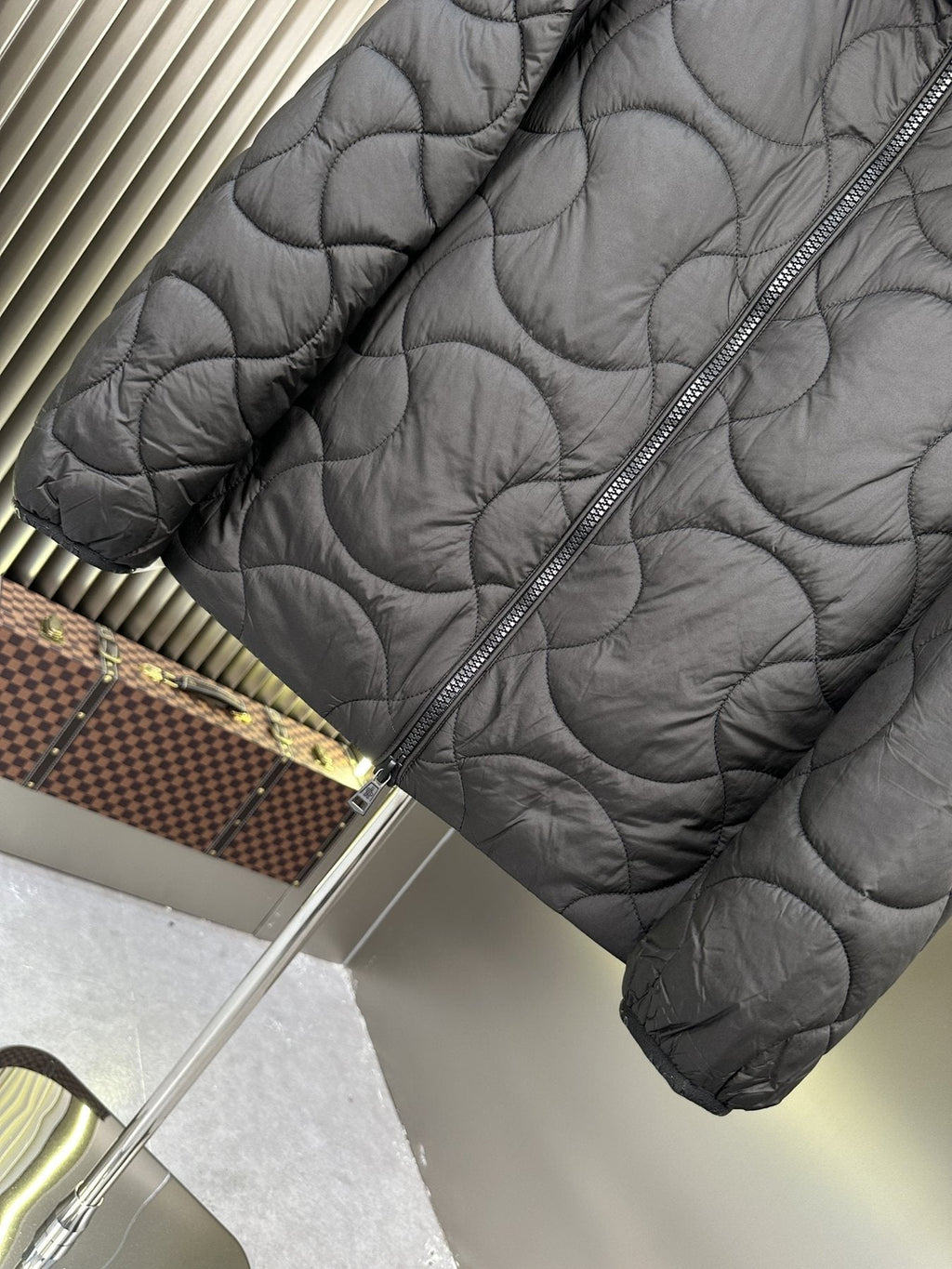 Moncler Black Quilted Puffer Coat