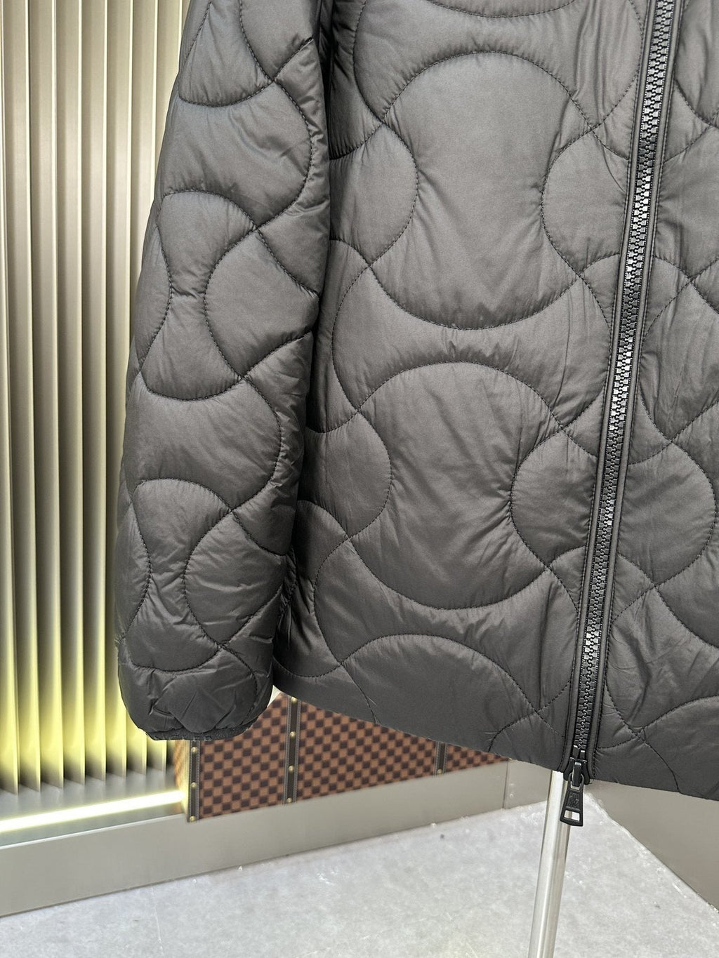 Moncler Black Quilted Puffer Coat