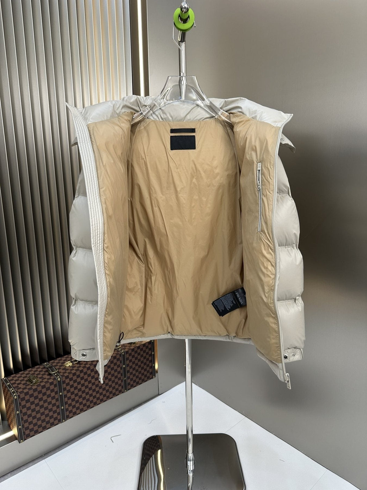 Prada Hooded Quilted Puffer Jacket