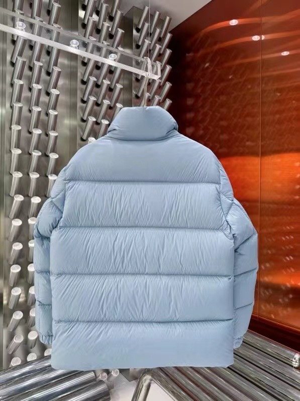 Moncler Quilted High-Collar Puffer Coat