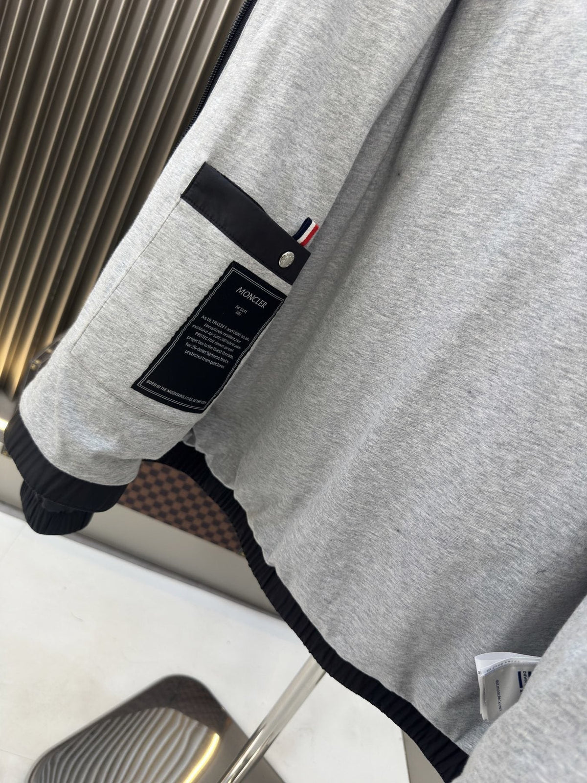Moncler Hooded Zip-Front Jacket