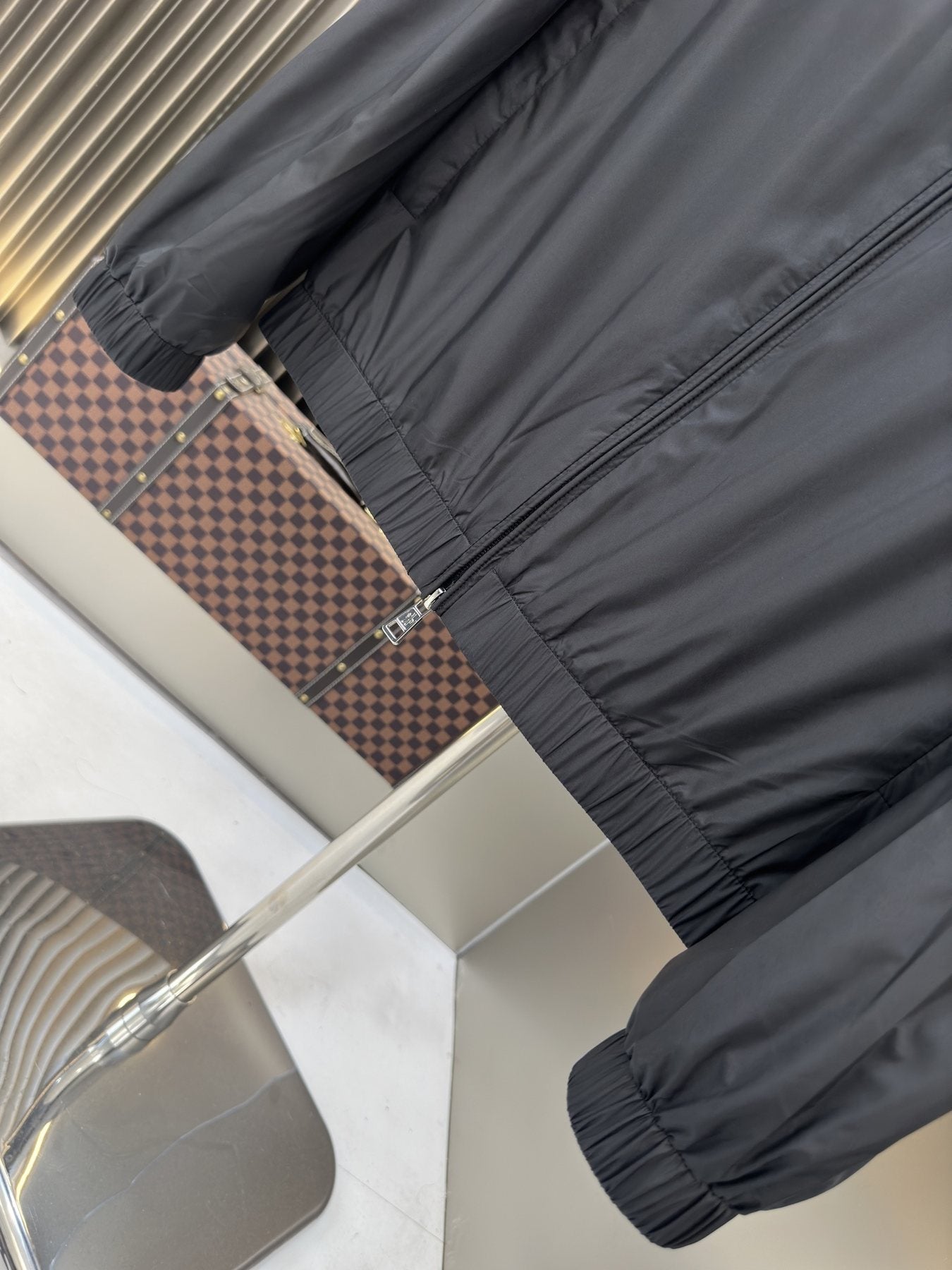 Moncler Hooded Zip-Front Jacket