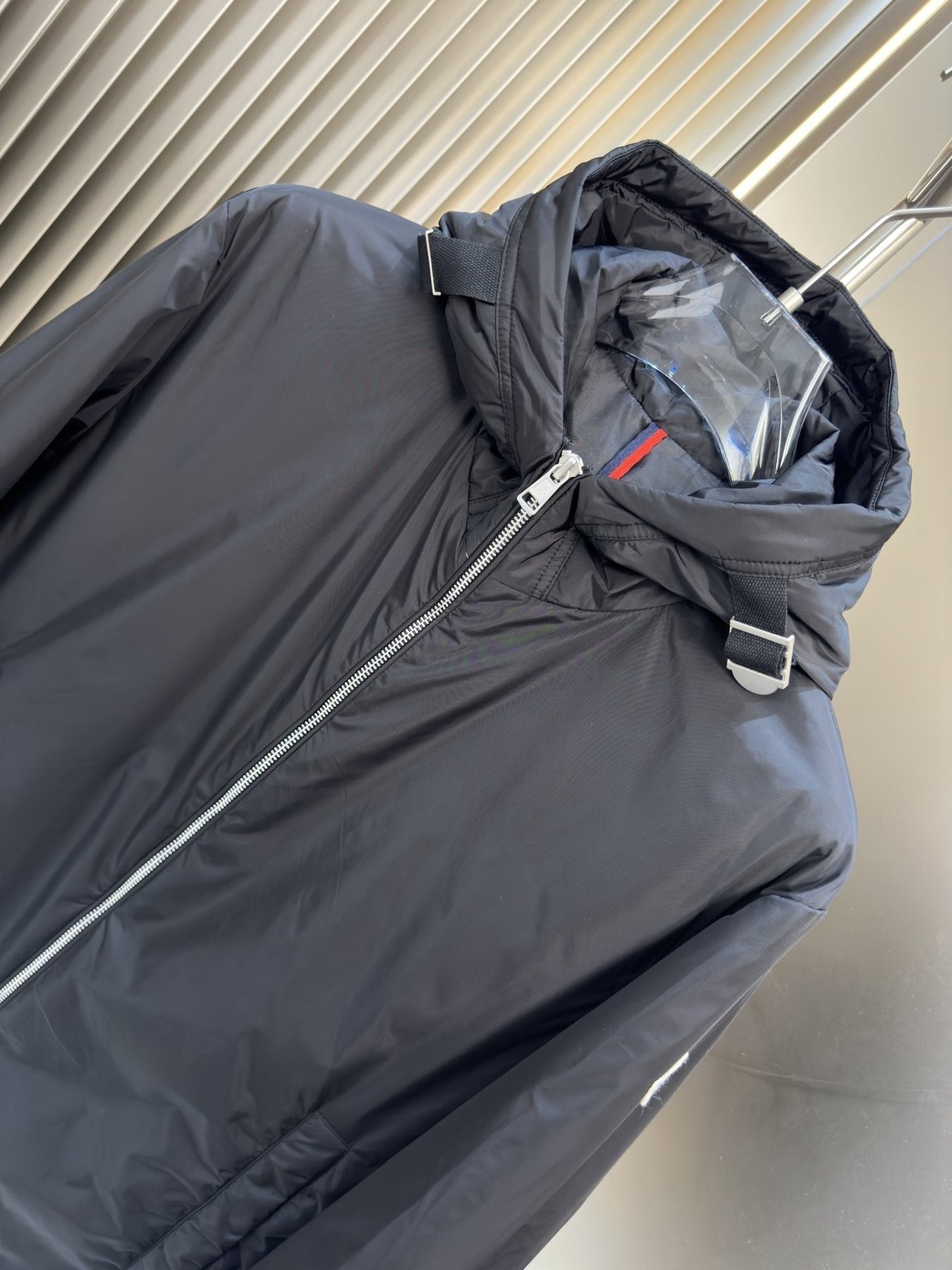 Moncler Hooded Zip-Front Jacket