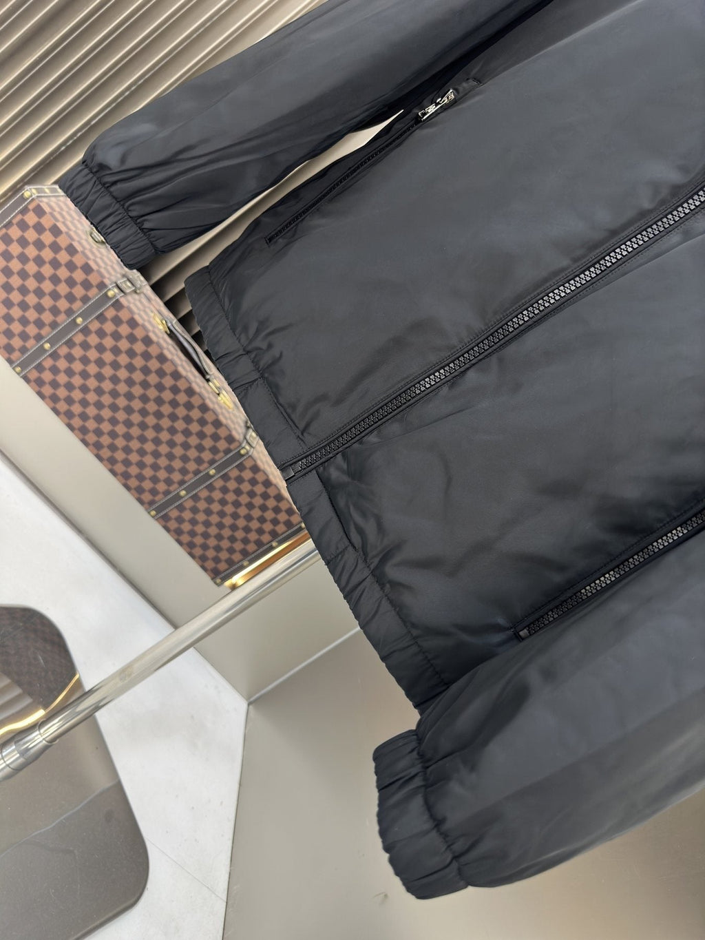 Moncler Hooded Zip-Front Jacket