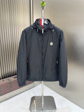 Moncler Hooded Zip-Front Jacket