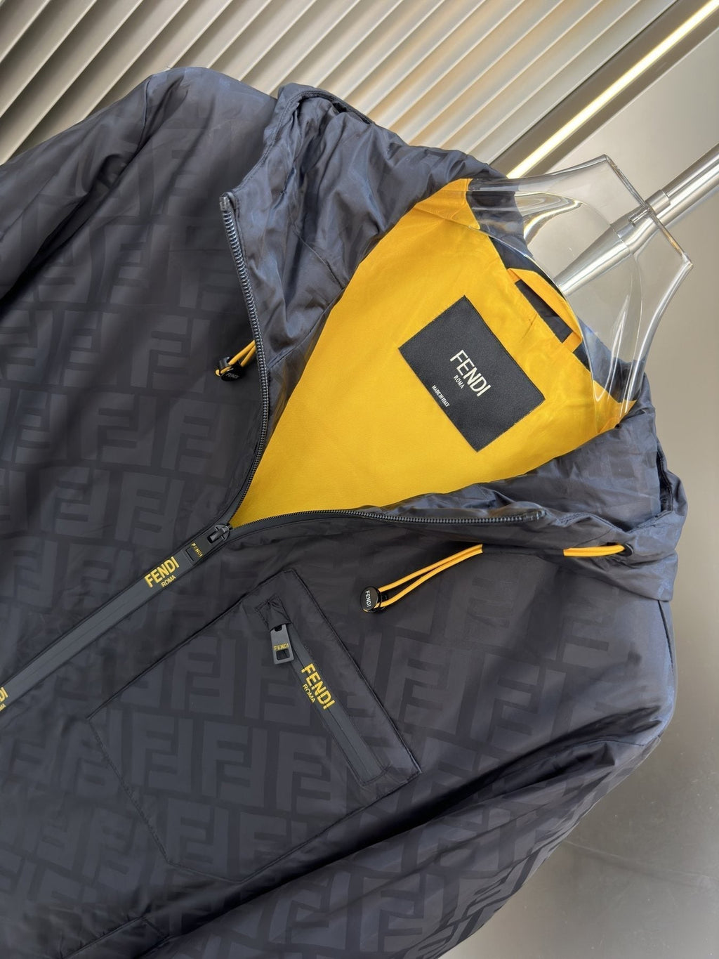 Fendi Monogram Hooded Jacket