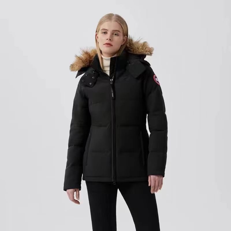 Canada Goose Women's Short Hooded Down Jacket