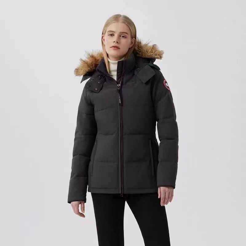 Canada Goose Women's Short Hooded Down Jacket