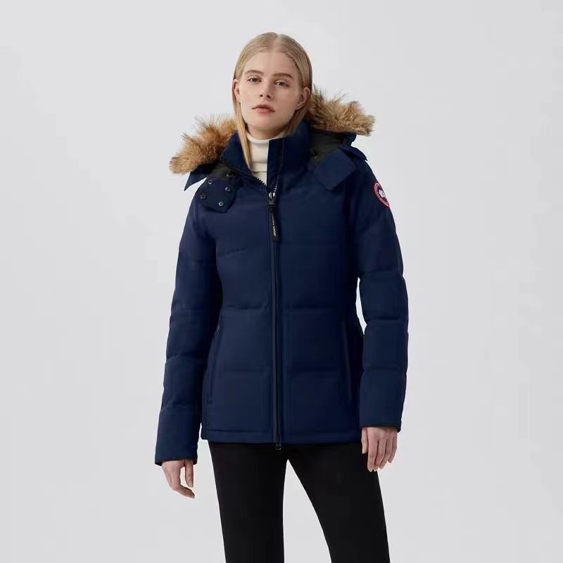 Canada Goose Women's Short Hooded Down Jacket