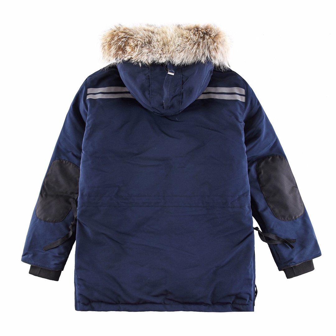 Canada Goose Hooded Long Down Jacket