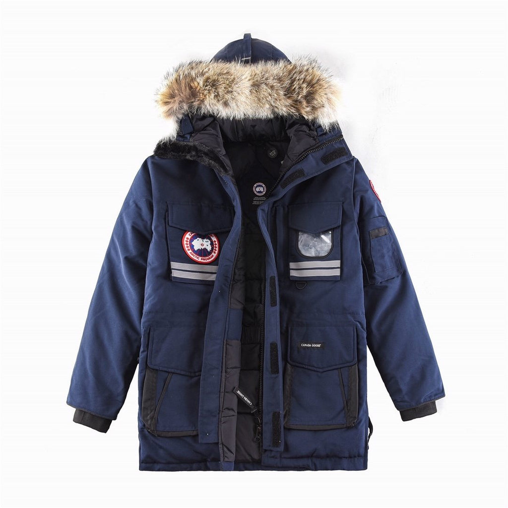 Canada Goose Hooded Long Down Jacket