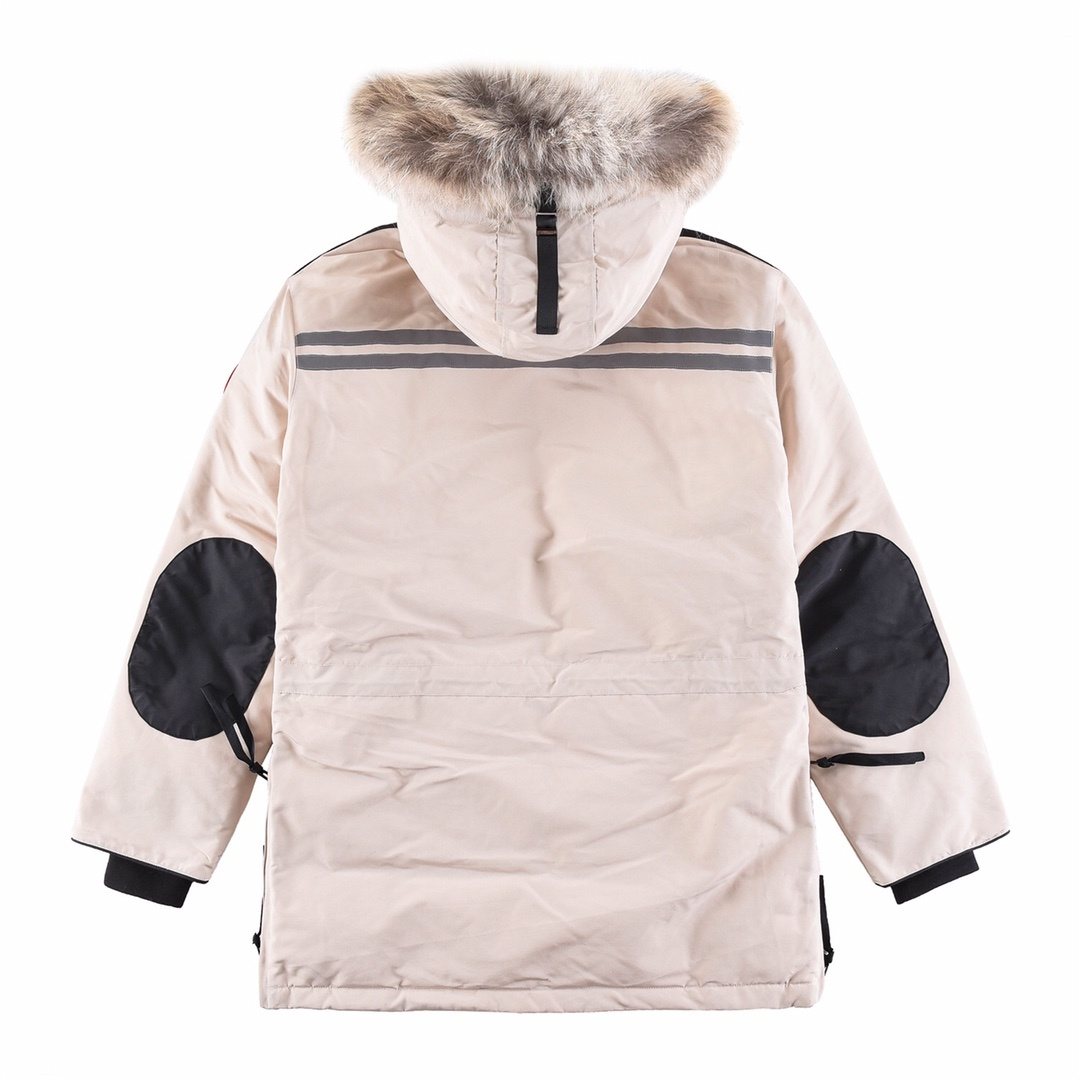 Canada Goose Hooded Long Down Jacket