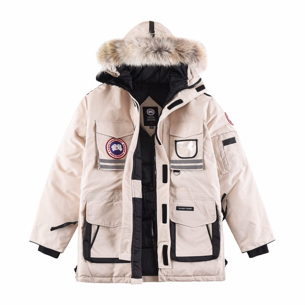 Canada Goose Hooded Long Down Jacket