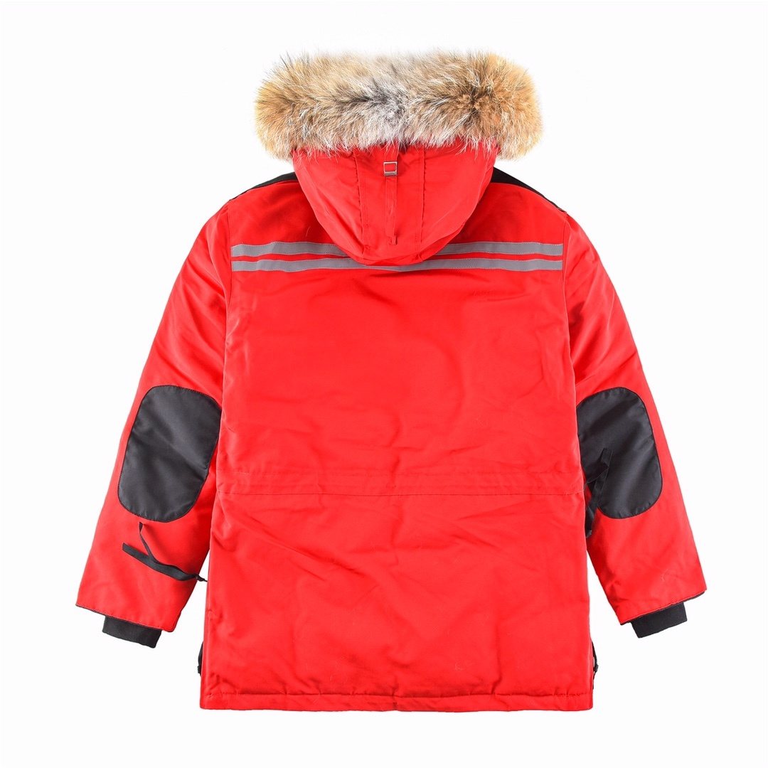 Canada Goose Hooded Long Down Jacket