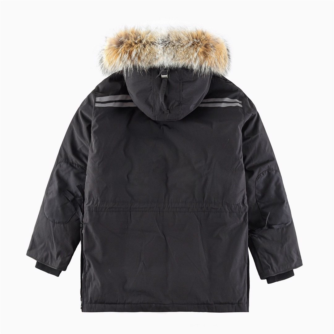 Canada Goose Hooded Long Down Jacket