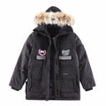 Canada Goose Hooded Long Down Jacket