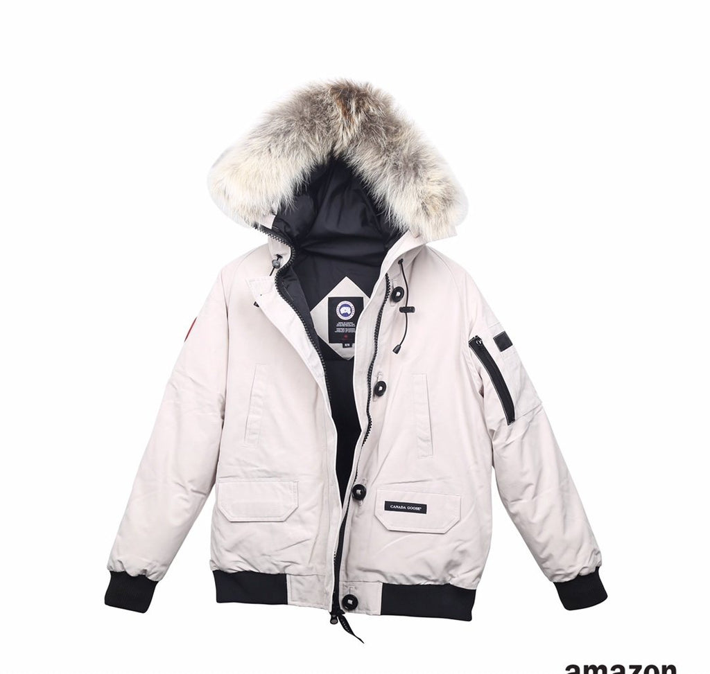 Canada Goose Fur-Trim Hooded Puffer Jacket
