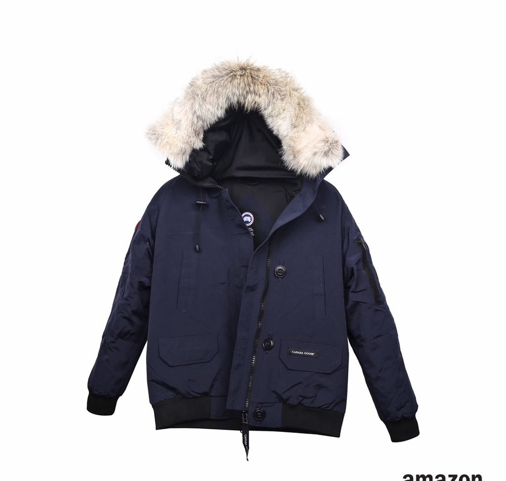 Canada Goose Fur-Trim Hooded Puffer Jacket