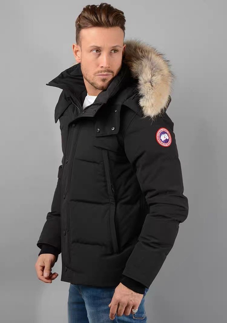 Canada Goose Fur-Trim Hood Puffer Jacket