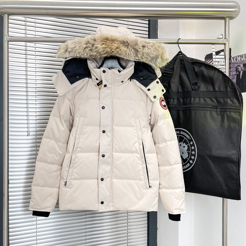 Canada Goose Fur-Trim Hood Puffer Jacket