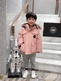 Canada Goose Kids' Fur-Trim Hooded Down Jacket