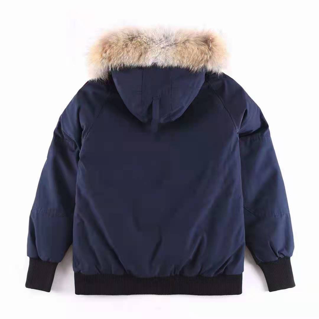 Canada Goose Fur-Trim Hooded Bomber Jacket