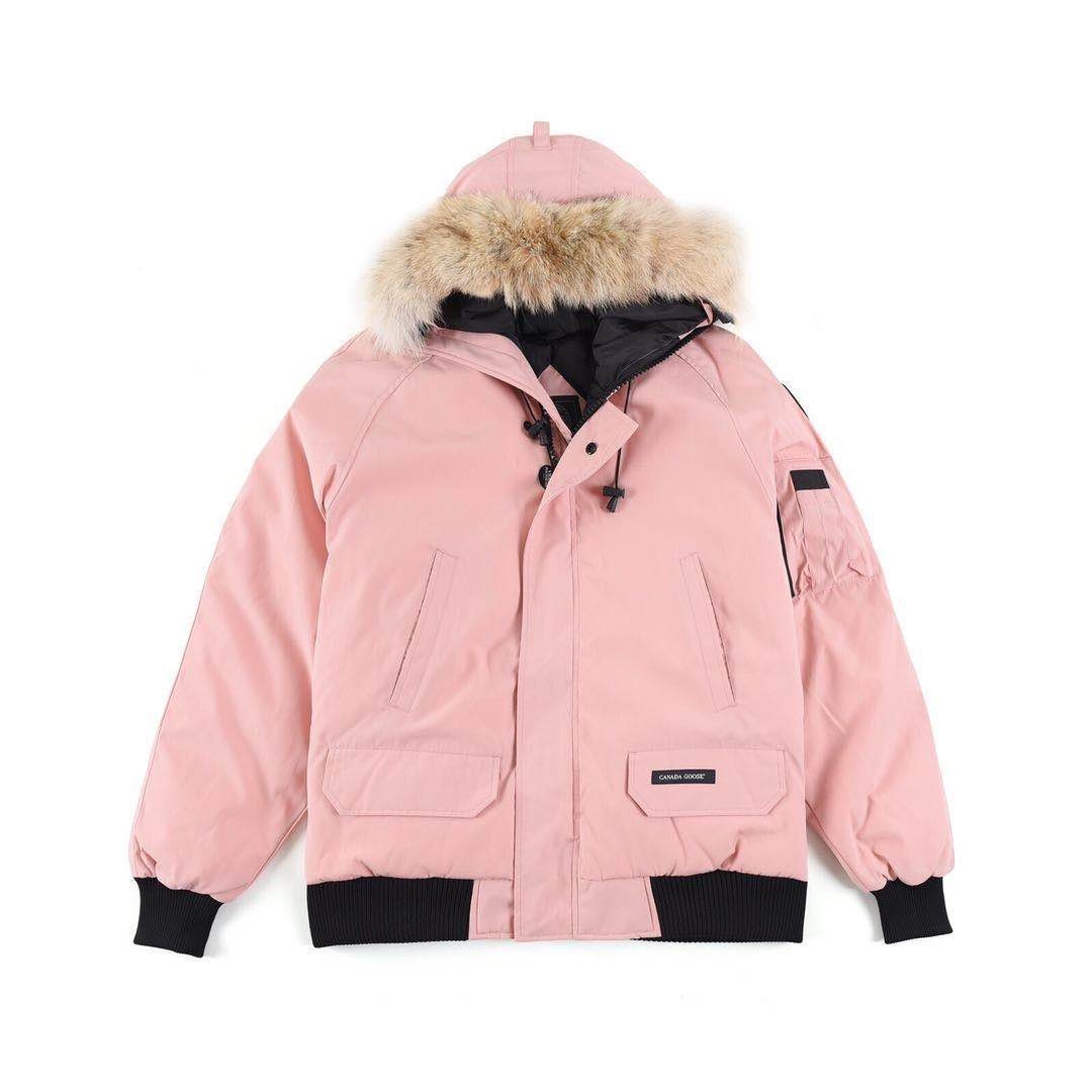 Canada Goose Fur-Trim Hooded Bomber Jacket