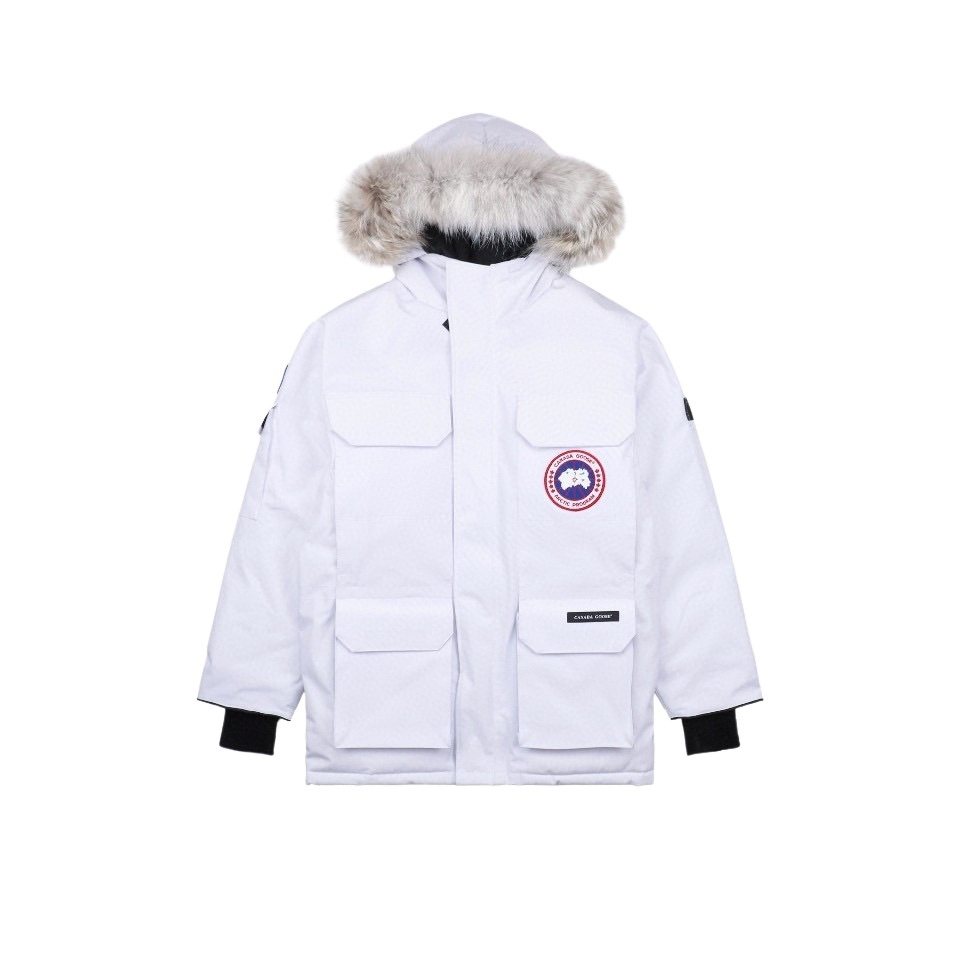 Canada Goose Hooded Fur-Trim Puffer Jacket