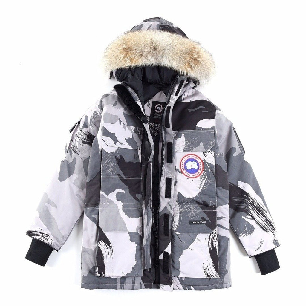 Canada Goose Hooded Fur-Trim Puffer Jacket