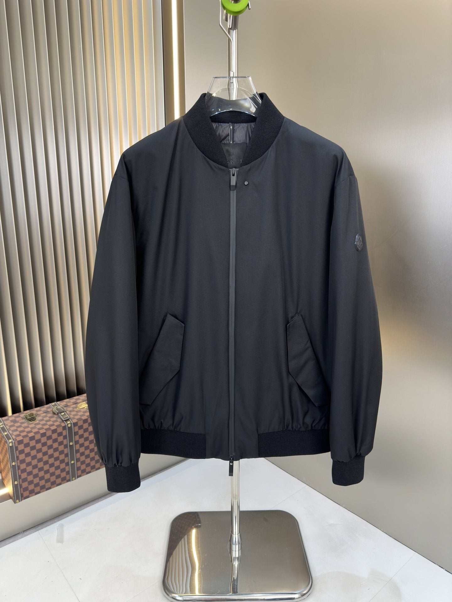 Moncler Black Short Down Coat
