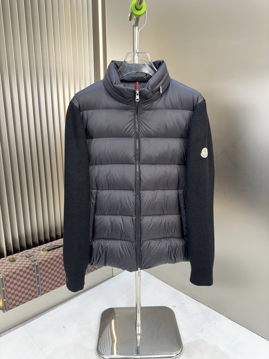 Moncler Quilted Hybrid Puffer Jacket