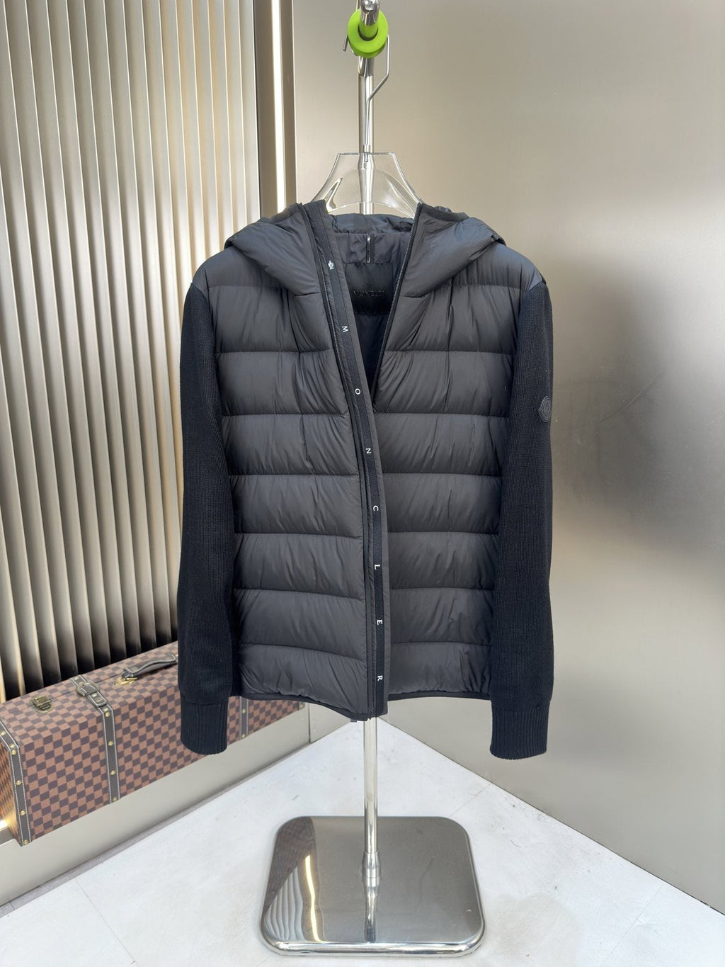Moncler Hooded Hybrid Puffer Jacket