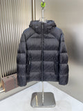 Dior Tonal Monogram Hooded Puffer Jacket