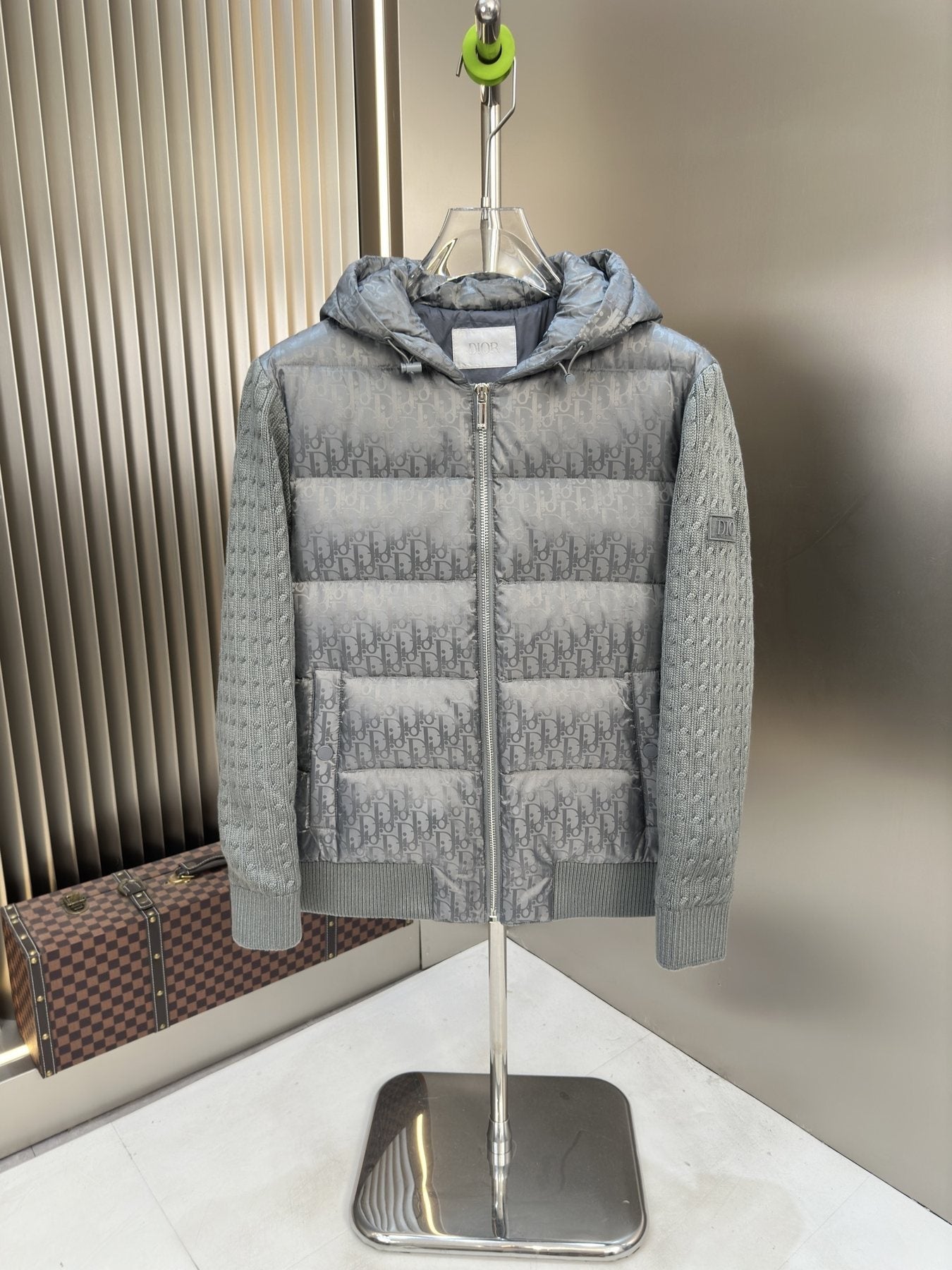 Dior Hooded Quilted Puffer Jacket
