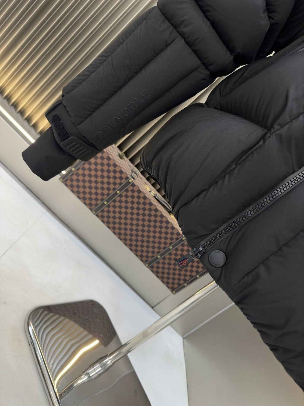 Moncler Quilted Hooded Puffer Coat